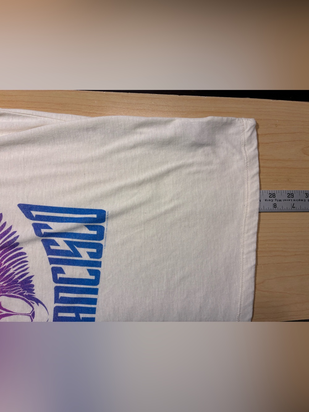 Chaser Journey San Francisco Gradient Graphic Band Tee Cream Large - Picture 7 of 8
